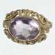 Art Deko Amethyst Ring Silber - фото 1