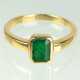 Smaragd Ring Gelbgold 375 - photo 1