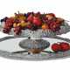 Dominick & Haff. AN AMERICAN SILVER LARGE CENTERPIECE BOWL AND MIRROR PLATEAU... - Foto 1