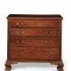 A CHIPPENDALE CARVED CHERRYWOOD CHEST-OF-DRAWERS - фото 1