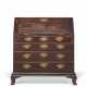A CHIPPENDALE CARVED WALNUT SLANT-FRONT DESK - фото 1