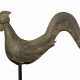 A MOLDED SHEET-IRON ROOSTER WEATHERVANE - photo 1