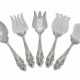 Reed & Barton. A SET OF FIVE AMERICAN SILVER LARGE FLATWARE SERVERS - фото 1