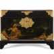 A JAPANESE BLACK AND GILT LACQUER CHEST ON STAND - фото 1