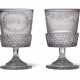 TWO RUSSIAN GLASS GOBLETS - photo 1