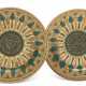 Imperial Porcelain Factory. TWO RUSSIAN PORCELAIN PLATTERS FROM THE KREMLIN SERVICE - Foto 1