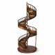 A CONTINENTAL WALNUT MODEL OF A SPIRAL STAIRCASE - photo 1