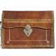 A RESTAURATION GILT-TOOLED BROWN LEATHER DOCUMENT CASE - photo 1