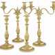 Smith, Daniel. A PAIR OF GEORGE III SILVER-GILT TWO-LIGHT CANDELABRA AND A ... - Foto 1