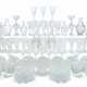 AN ASSEMBLED BOHEMIAN ENGRAVED AND CUT-GLASS PART STEMWARE S... - фото 1