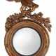 A LATE REGENCY GILTWOOD AND COMPOSITION CONVEX MIRROR - фото 1