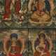 Seltene Serie von vier Thangka mit Emanationen des Padmasambhava (Guru Rinpoche) - Foto 1