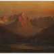 ALFRED DE BREANSKY (ATTR.) 1852 (Großbritannien) - 1928  Sonnenuntergang im schottischen Hochland - photo 1