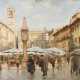 REMIGIO SCHMITZER 1880 - 1963 Piazza della Erbe (Verona) - photo 1