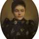 EUGÉNIE BEAUVOIS Tätig um 1900 (Belgien) Portrait einer Dame im Oval - Foto 1
