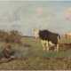 MARIA THERESIA VON HABSBURG-LOTHRINGEN 1855 Heubach - 1944 Wien Junger Kuhhirt auf der Weide mit seiner Herde 5 - photo 1