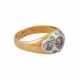 Ring mit Altschliff- Diamanten zusammen ca. 1,20 ct, - photo 1