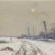 HELMUT REUTER 1913 - 1985 Zwei Winterlandschaften: Zugefrorener See (1), Spaziergang im Schnee (2) - photo 1