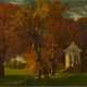DEUTSCHER LANDSCHAFTSMALER Tätig um 1900 Park im Herbst - Foto 1