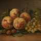 MAURICE-JEAN BOURGUIGNON (ATTR.) 1877 Frankreich - 1925 Konstantinopel  Früchtestillleben mit Pfirsichen, Birne und Trauben - Foto 1