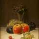 H. KOCH Tätig Mitte 20. Jahrhundert Düsseldorf Zwei Früchtestillleben mit Äpfeln, kleinem Bouquet (1), Orangen und Zweigen (2) - фото 1