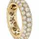 DIAMOND AND GOLD ETERNITY BAND - photo 1