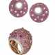 PIRANESI SAPPHIRE AND DIAMOND RING AND EARRINGS - Foto 1
