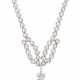 DIAMOND AND PLATINUM NECKLACE WITH GIA REPORT - photo 1