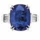 SAPPHIRE AND DIAMOND RING WITH AGL REPORT - фото 1