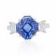 SAPPHIRE AND DIAMOND RING WITH AGL REPORT - фото 1