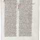 EINZELSEITE AUS EINER BIBEL Frankreich, 15. Jahrhundert - photo 1