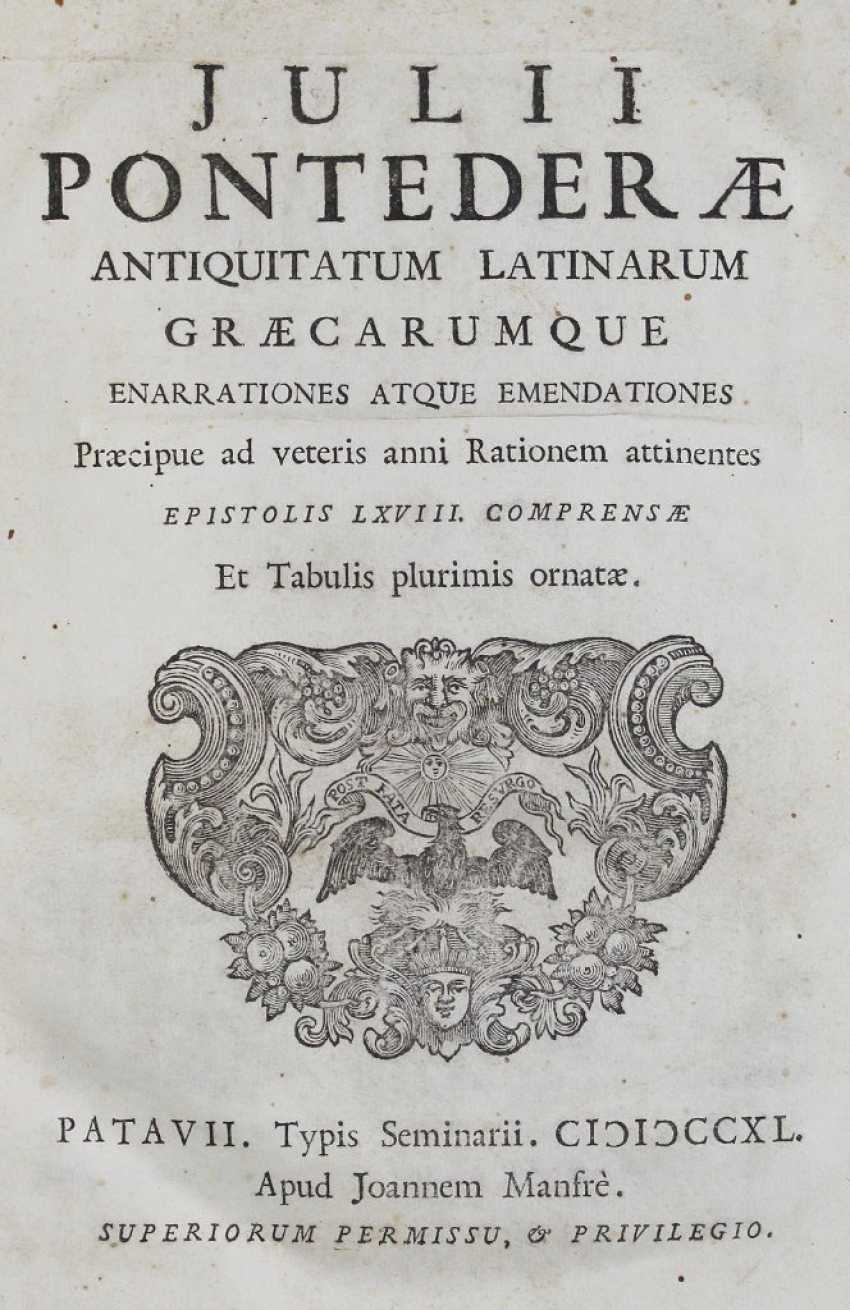 Pontedera J For Sale Buy Online Auction At Veryimportantlot Auction Catalog A117 Art And Antiques Books Old Prints Manuscripts From 18 02 21 Photo Price Auction Lot 7