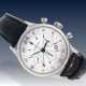 Armbanduhr: großer, sportlicher Edelstahl-Chronograph, Daniel JeanRichard Bressel GMT Ref. 54112, limitiert, No. 3/300, mit Box & Papieren - Foto 1