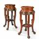 A PAIR OF FRENCH ORMOLU-MOUNTED MAHOGANY 'JAPONISME' STANDS - фото 1