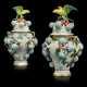 A PAIR OF CONTINENTAL PORCELAIN 'SCHNEEBALLEN' VASES AND COVERS - photo 1