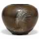 A JAPANESE MIXED-METAL AND PATINATED-BRONZE BOWL - фото 1