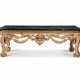 A LATE VICTORIAN PARCEL-GILT AND WHITE-PAINTED MONUMENTAL CONSOLE TABLE - Foto 1