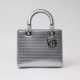 Christian Dior. Lady Dior Bag Silver Perforated - фото 1