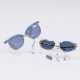 Swarovski. Zwei Sonnenbrillen mit Strass 'Blue' aus der Serie Daniel Swarovski Crystal Eyewear - Foto 1