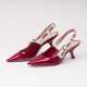 Christian Dior. Paar J'Adior Slingback-Pumps Scarlet - photo 1