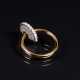 Chanel. Ring-Brosche mit Strass-Besatz - photo 1