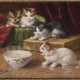 Alfred Arthur Brunel de Neuville. Vier Kätzchen - Foto 1