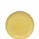 AN IMPERIAL YELLOW-GLAZED DISH - фото 1