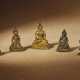A GROUP OF FIVE MINIATURE BUDDHIST FIGURES - фото 1