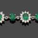 Elegantes Smaragd-Diamantarmband - Foto 1