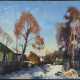 Russischer Maler: Sonnige Winterlandschaft - photo 1