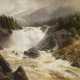 Kopie nach Eckenbrecher, Themistokles (1842 Athen - 1921 Goslar)" Wasserfall in Norwegen" - фото 1