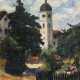 Dachauer Maler: Haimhausen mit Pfarrkirche St. Nikolaus - photo 1