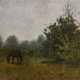 Russischer Maler: Pferd am Waldrand - фото 1