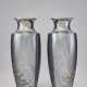 A PAIR OF SILVER PRESENTATION VASES - photo 1